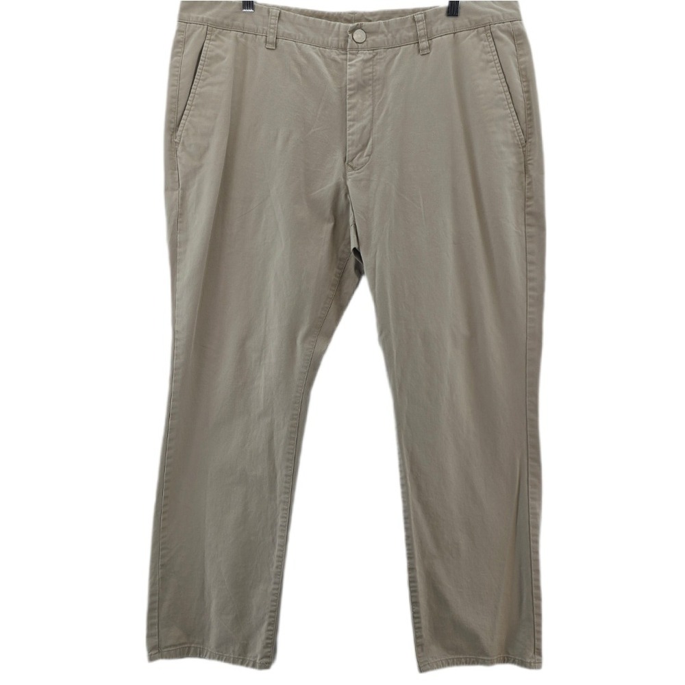 Bonobos Slim Khaki Pants Men's 38x30 Casual Chino Everyday Trousers Flat Frontโ